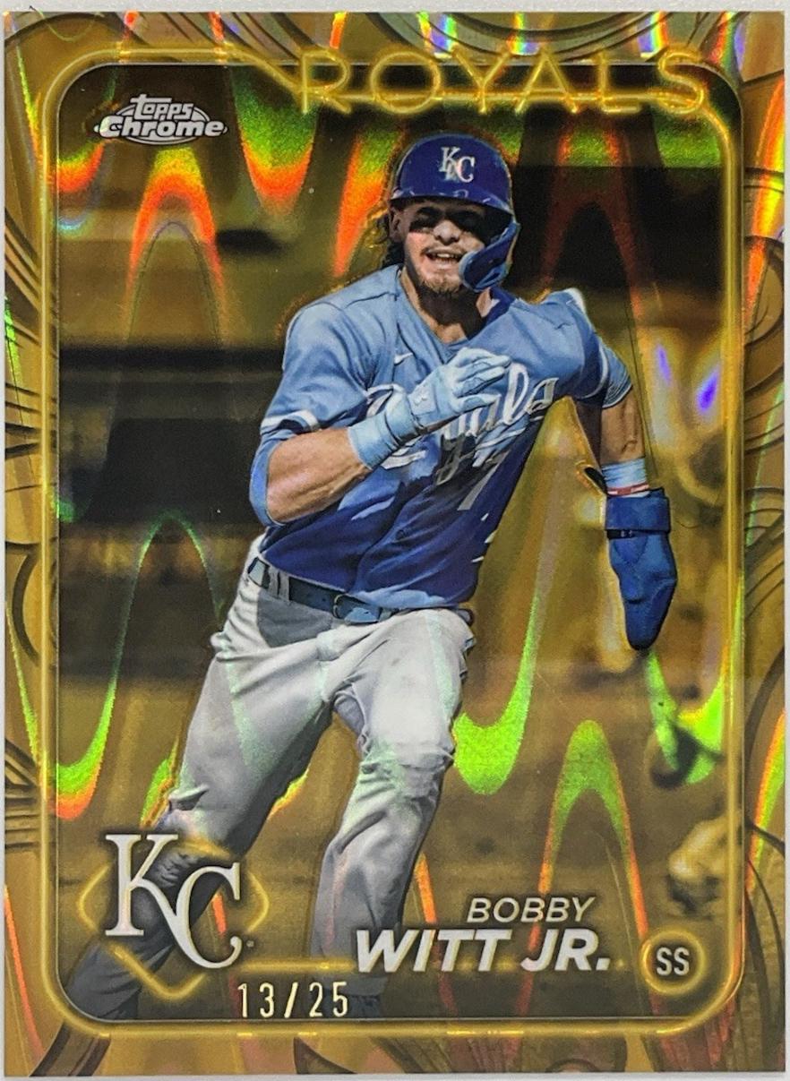 Bobby Witt Jr. [Gold RayWave Refractor] #136
