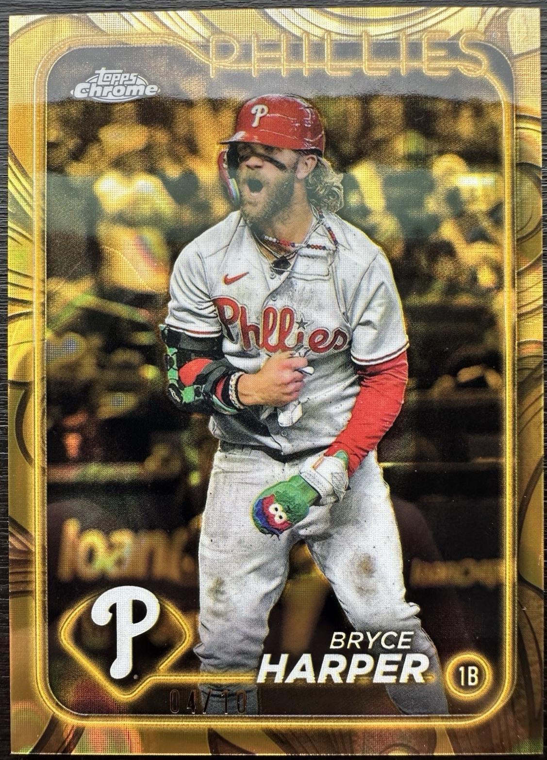 Bryce Harper [Gold Lava Refractor] #69