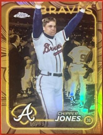 Chipper Jones [Gold Refractor] #37