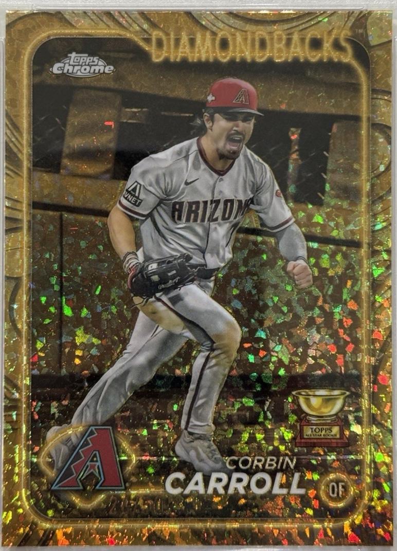 Corbin Carroll [Mini-Diamond Gold Refractor] #78