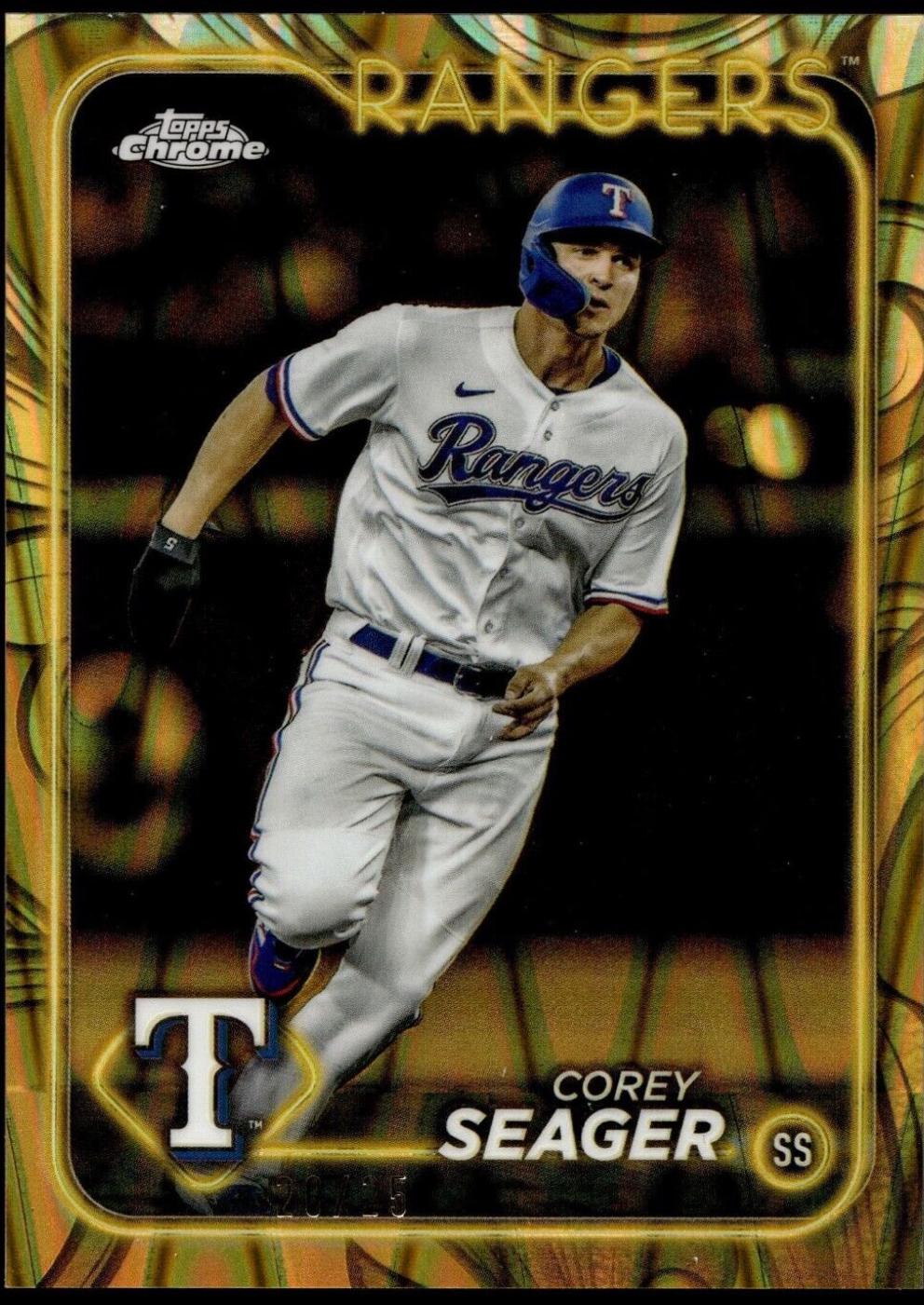Corey Seager [Gold RayWave Refractor] #108