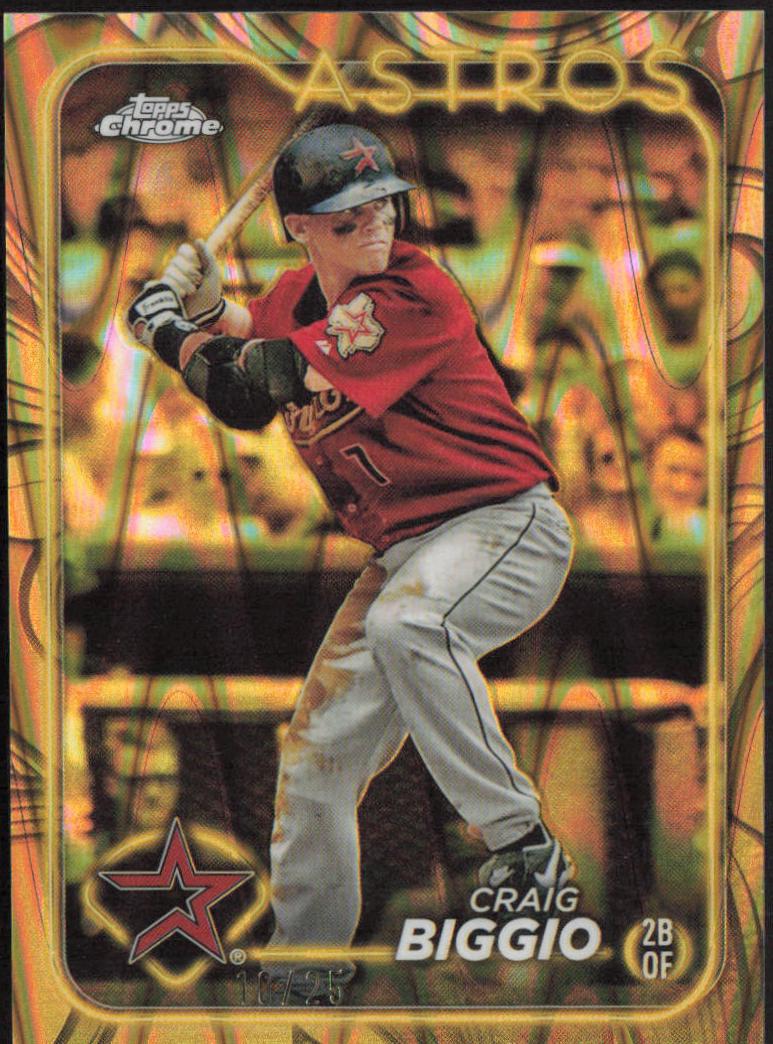 Craig Biggio [Gold RayWave Refractor] #121