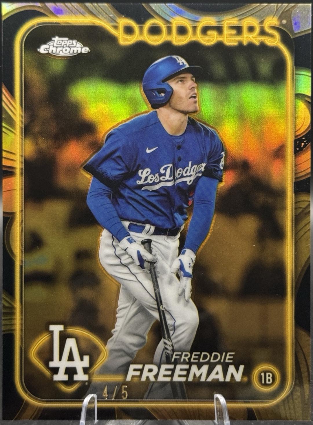 Freddie Freeman [Electroplate Refractor] #5