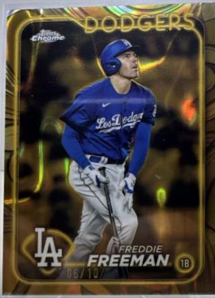 Freddie Freeman [Gold Lava Refractor] #5