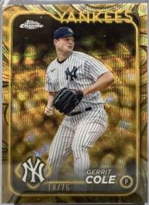 Gerrit Cole [Gold Wave Refractor] #150