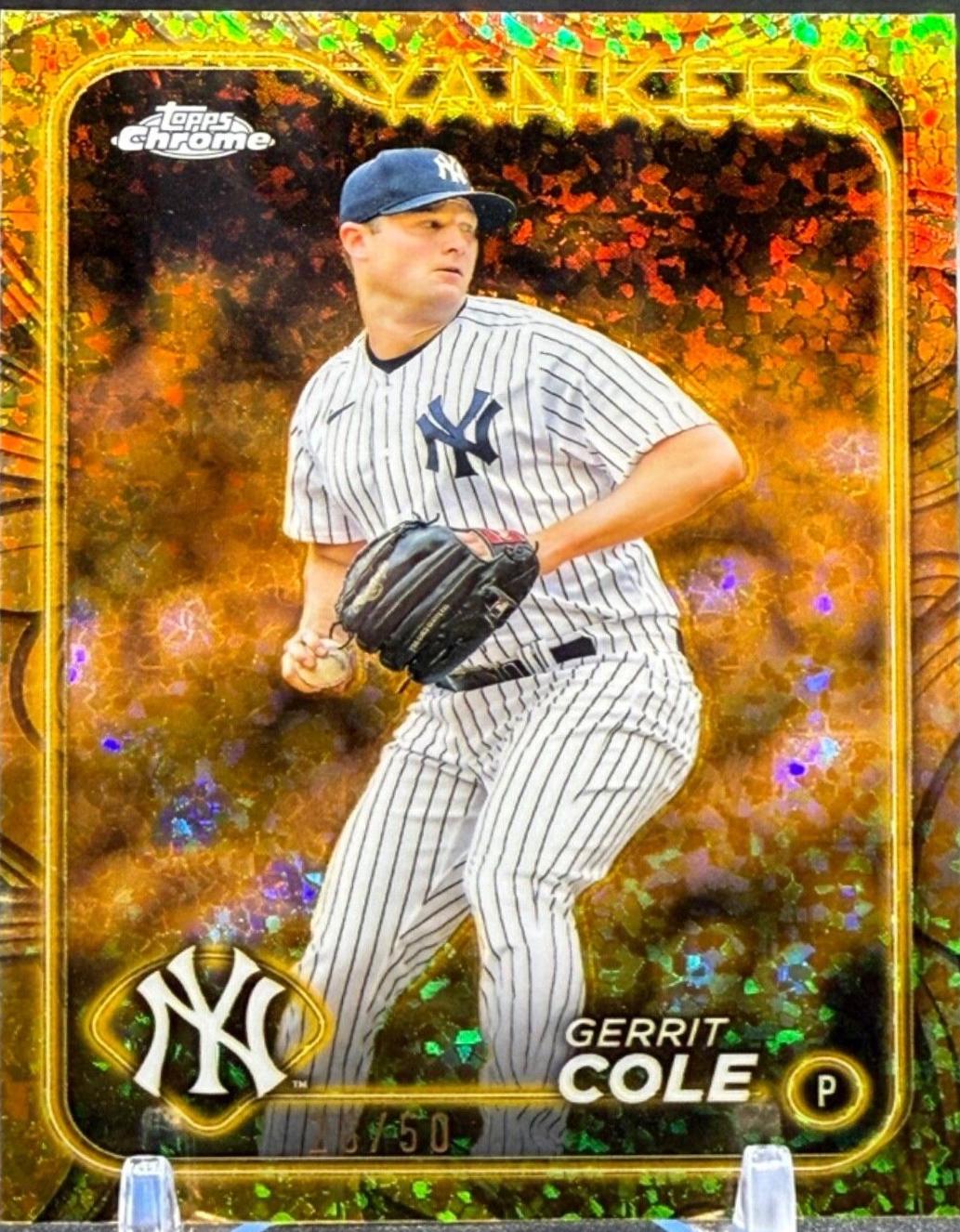 Gerrit Cole [Mini-Diamond Gold Refractor] #150