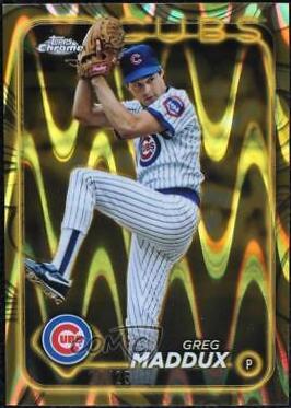 Greg Maddux [Gold RayWave Refractor] #45