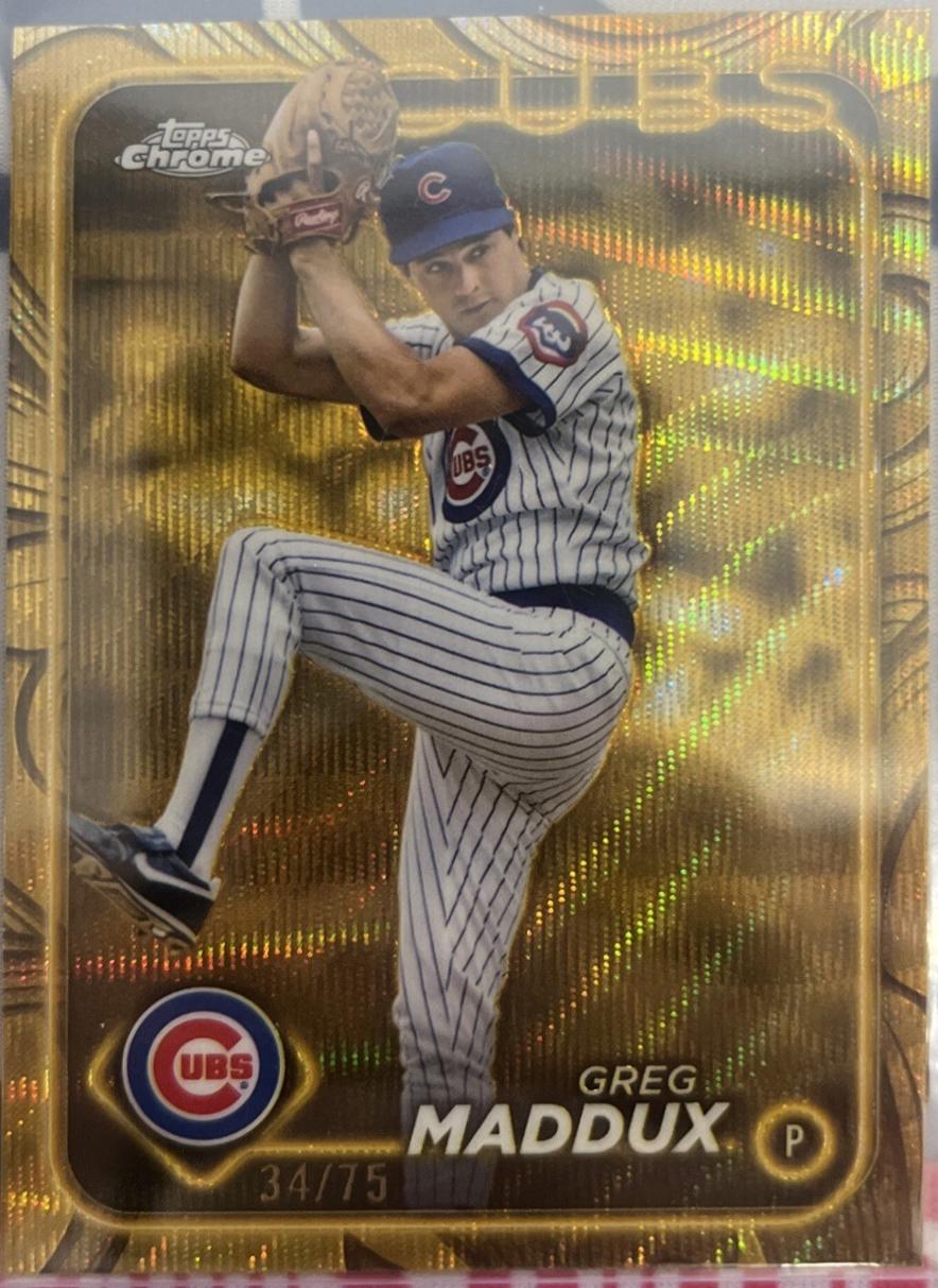 Greg Maddux [Gold Refractor] #45