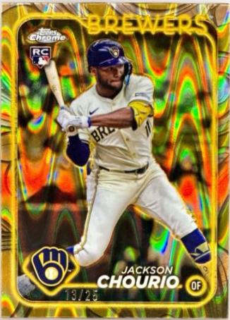 Jackson Chourio [Gold RayWave Refractor] #61