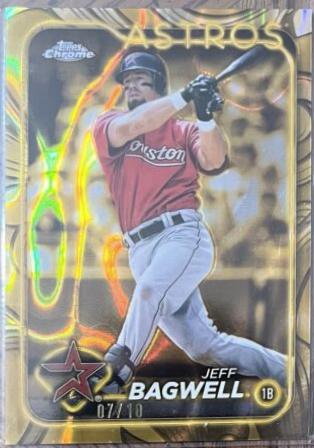 Jeff Bagwell [Gold Lava Refractor] #123