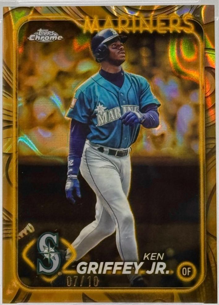 Ken Griffey Jr. [Gold Lava Refractor] #81