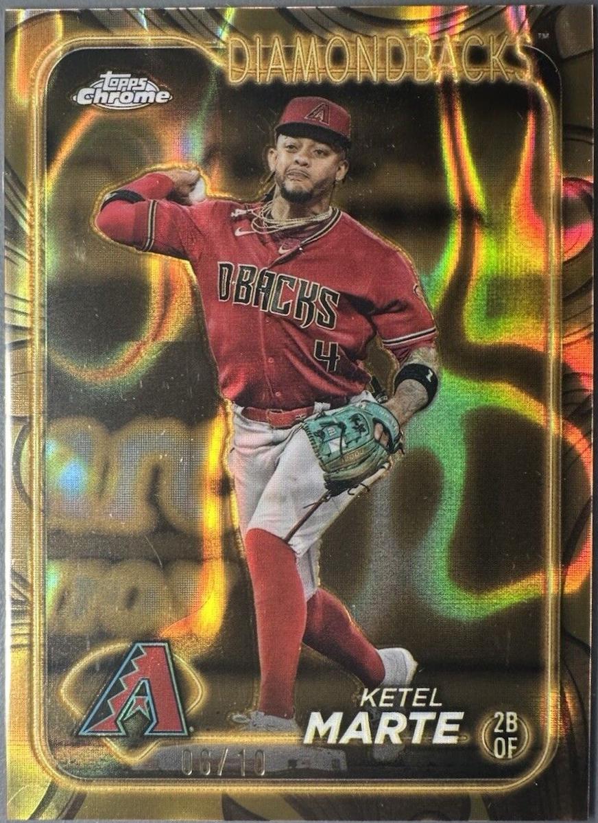 Ketel Marte [Gold Lava Refractor] #65