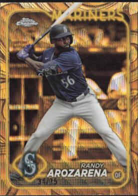 Randy Arozarena [Gold Wave Refractor] #13