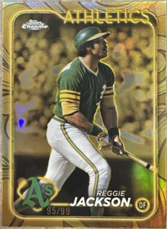 Reggie Jackson [Gold Refractor] #64