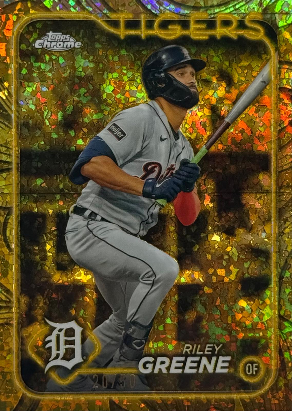 Riley Greene [Mini-Diamond Gold Refractor] #132