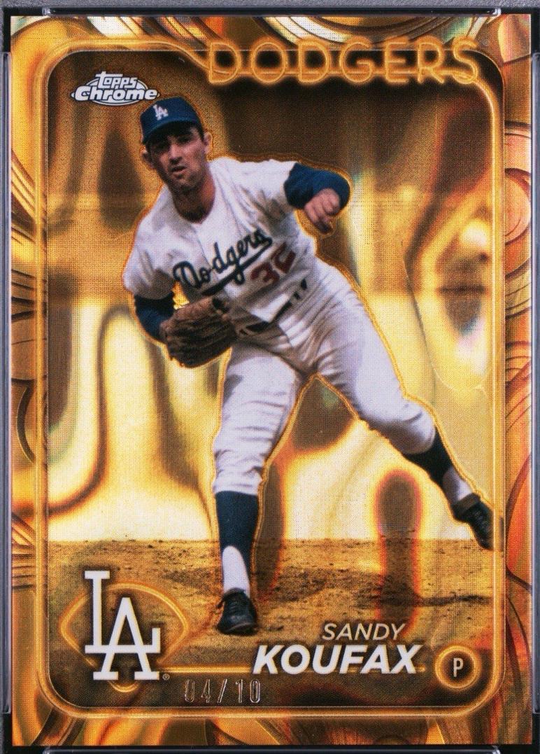 Sandy Koufax [Gold Lava Refractor] #34