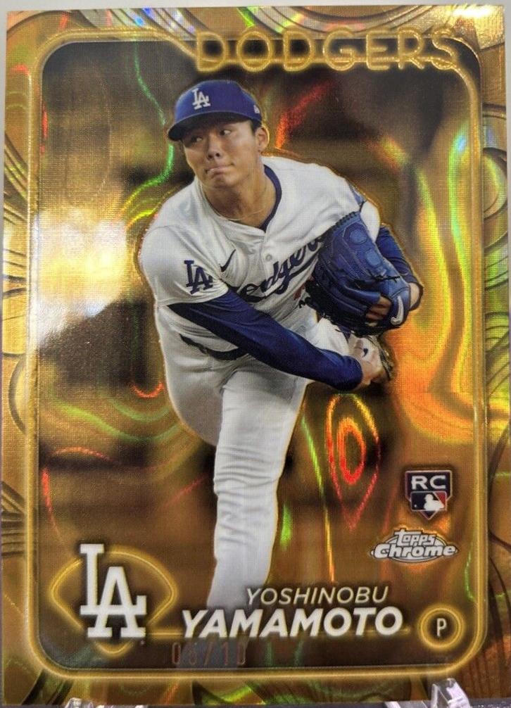 Yoshinobu Yamamoto [Gold Lava Refractor] #54