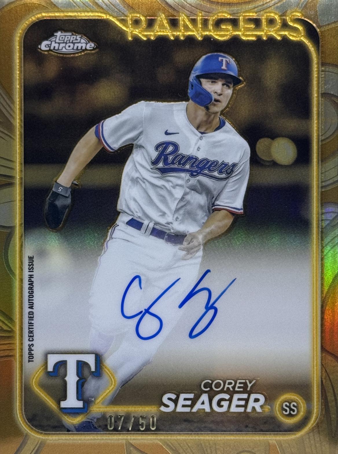 Corey Seager [Blue Gold] #CGA-CS