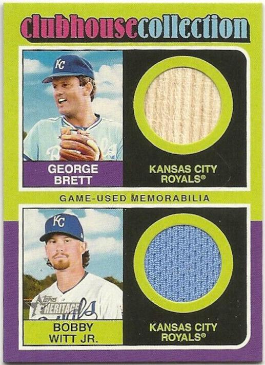 George Brett / Bobby Witt Jr. #CCDR-BW
