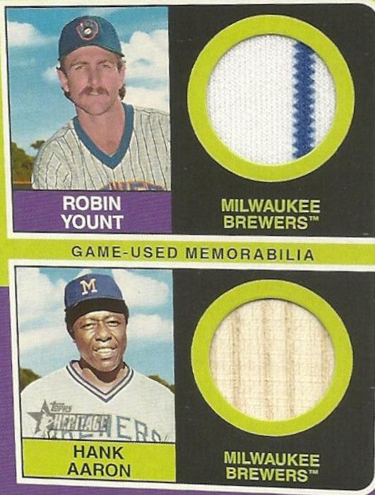Robin Yount / Hank Aaron #CCDR-YA