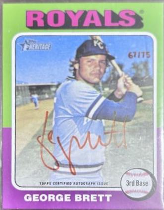 George Brett [Special Edition Red Ink] #ROA-GB