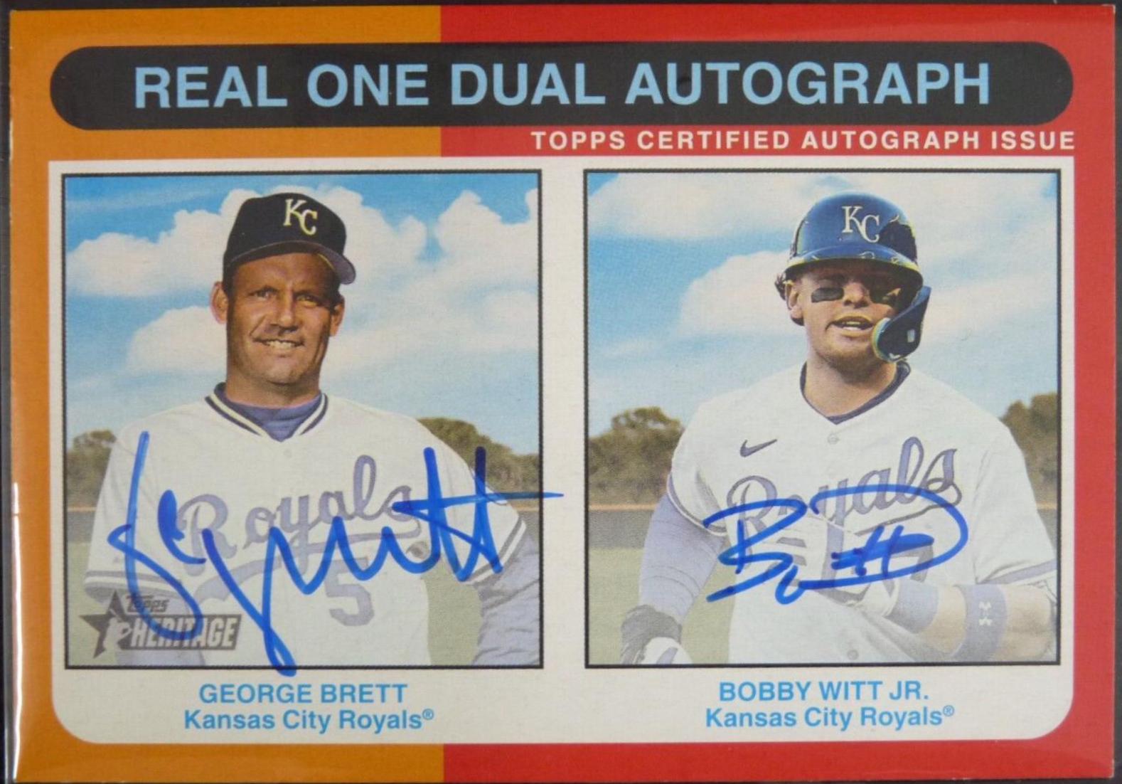 Bobby Witt Jr. / George Brett #RODA-WB
