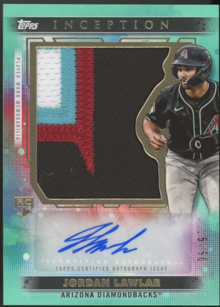 Jordan Lawlar [Aqua] #AJP-JLA