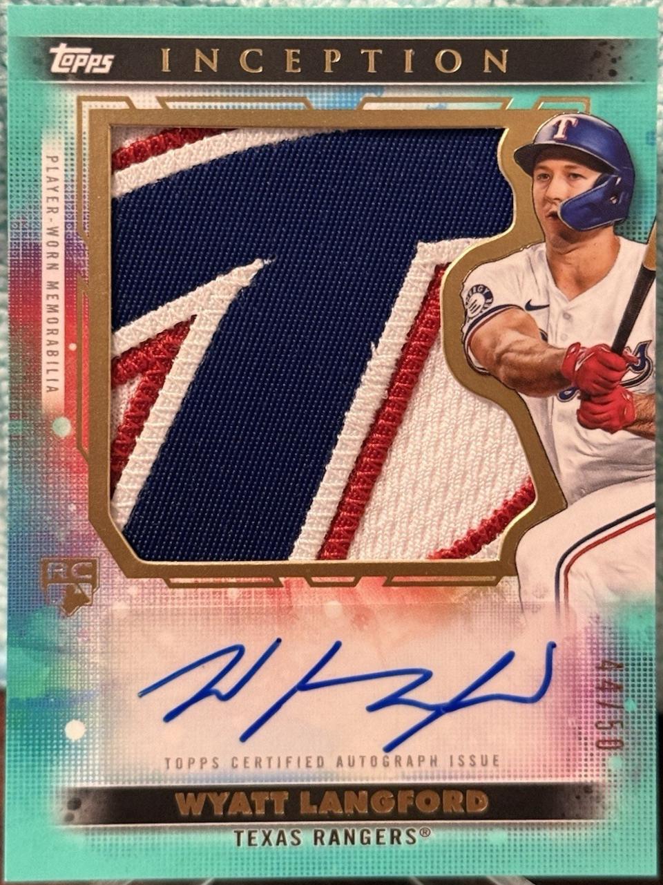 Wyatt Langford [Aqua] #AJP-WL