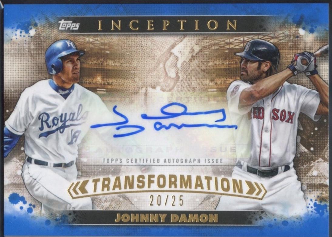Johnny Damon [Blue] #ITA-JD