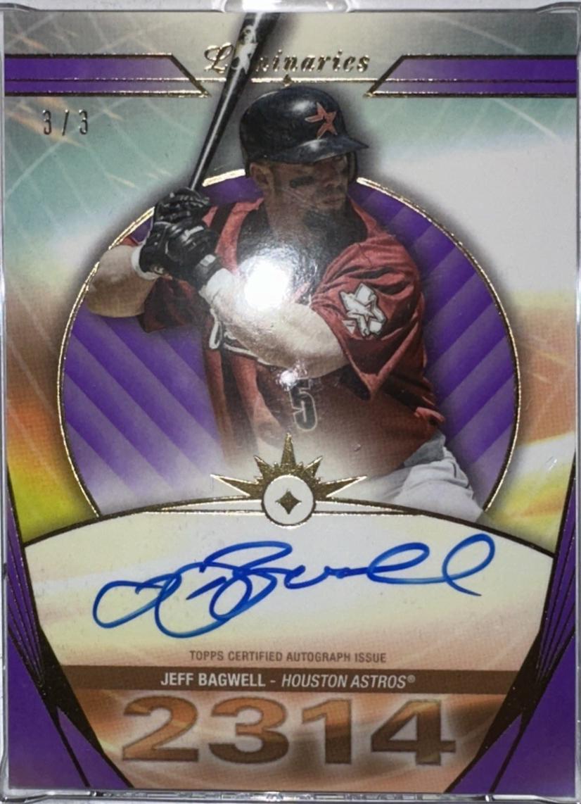 Jeff Bagwell [Purple] #HK-JB