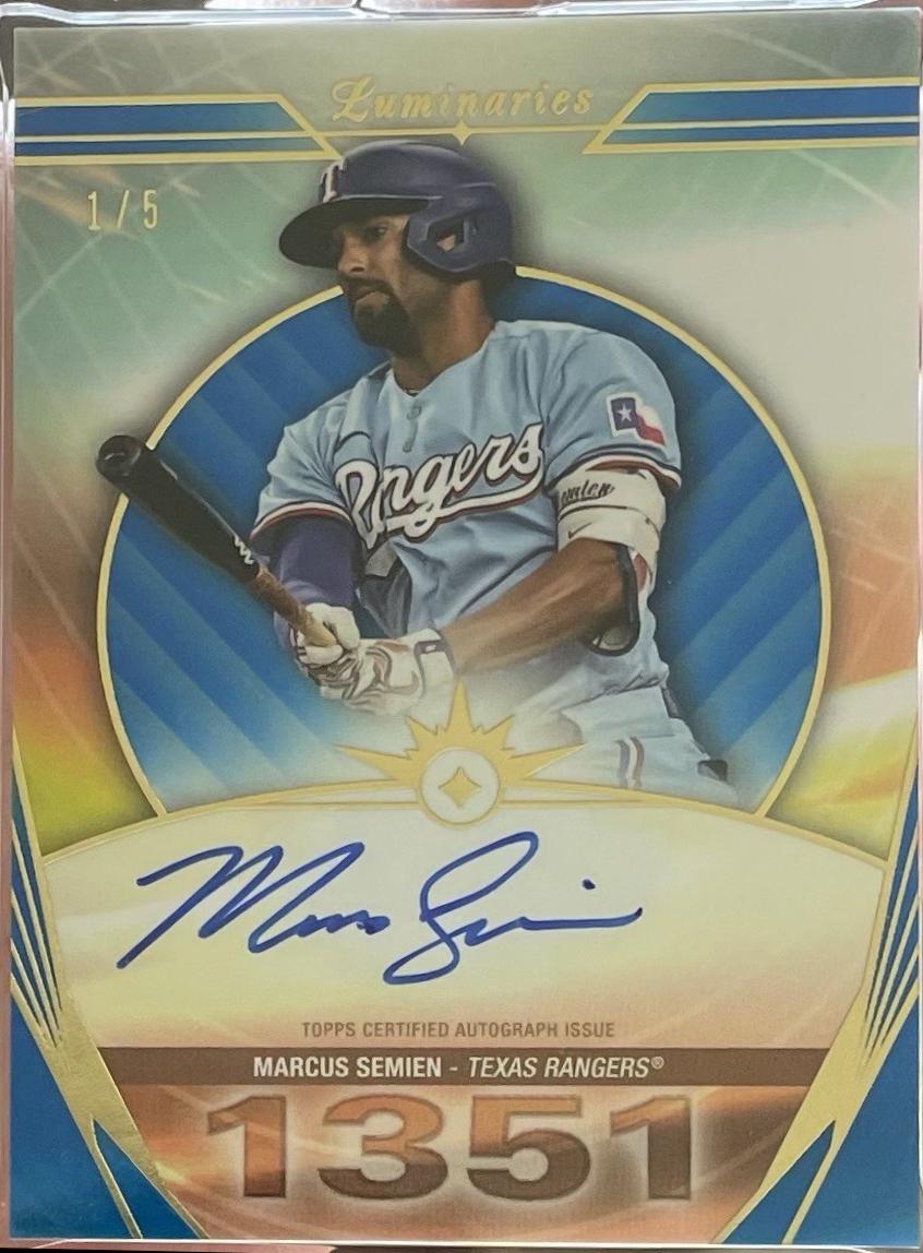 Marcus Semien [Blue] #HK-MS