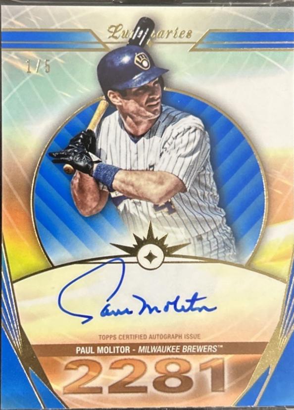 Paul Molitor [Blue] #HK-PM1