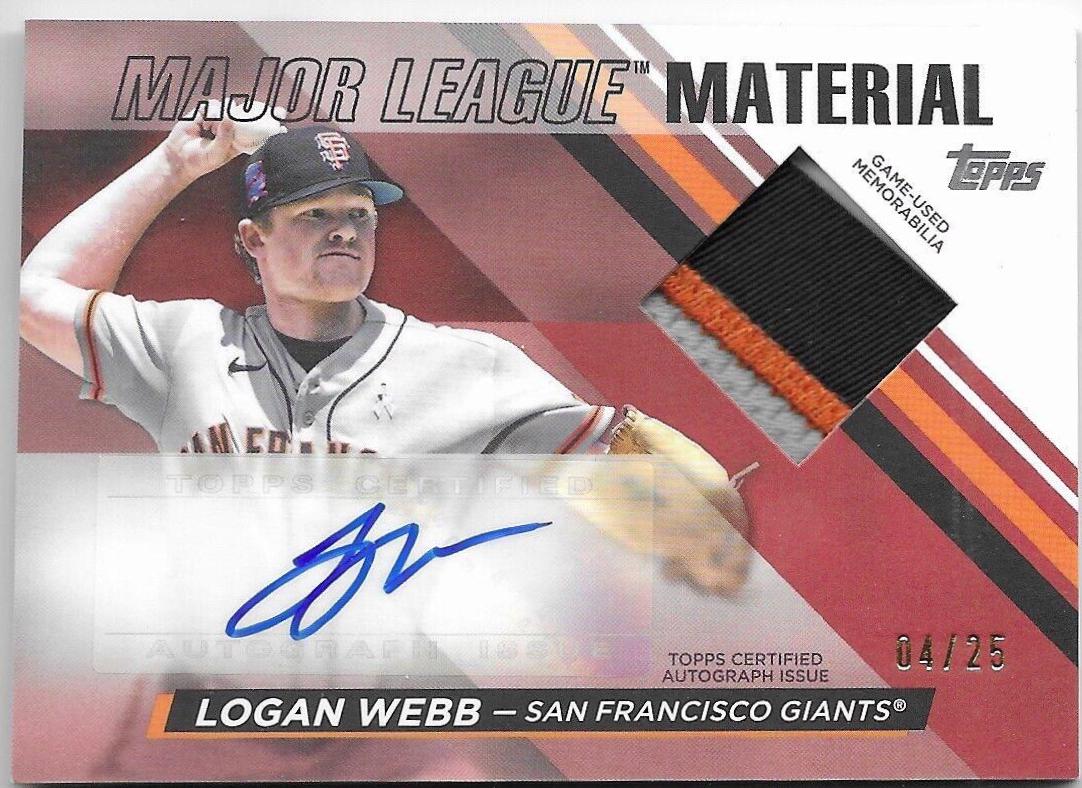 Logan Webb [Red] #MLMA-LW