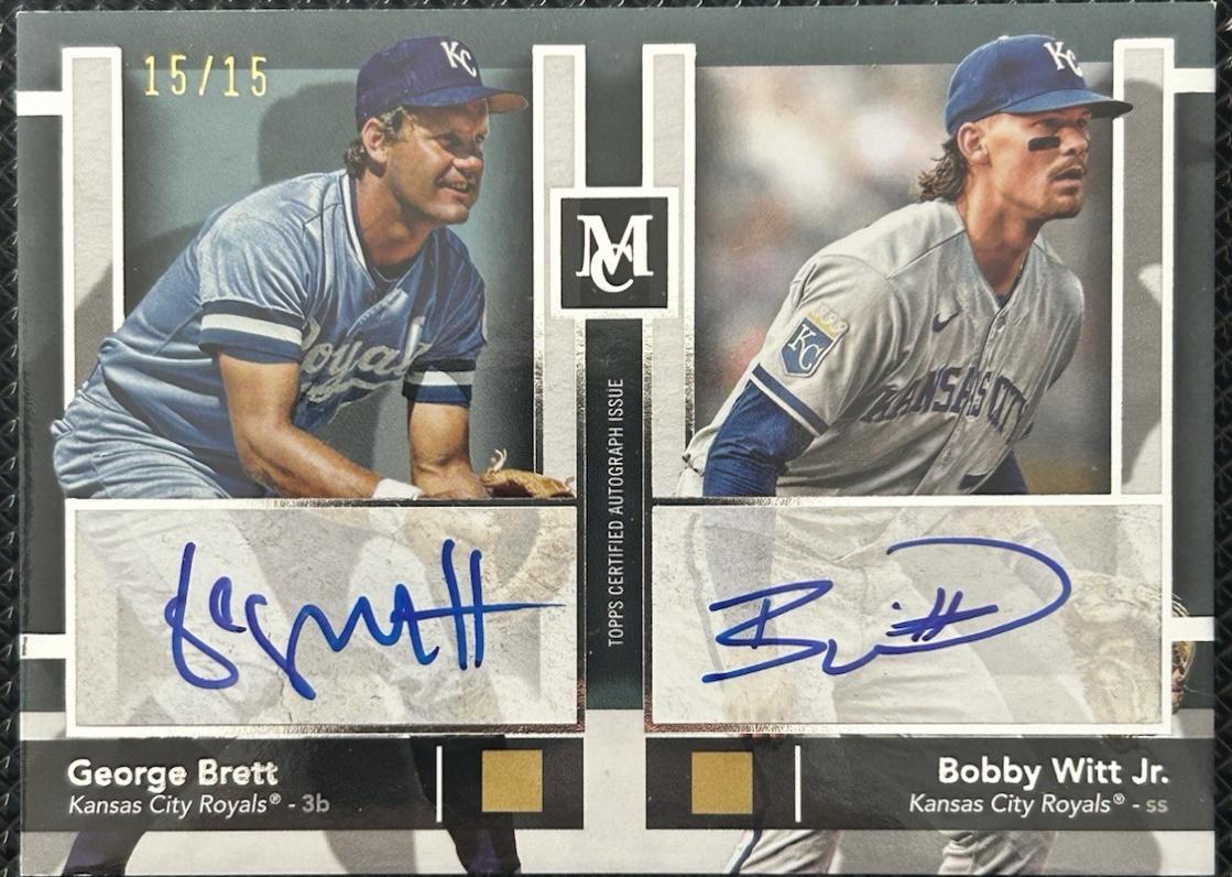 George Brett / Bobby Witt Jr. #DA-BWJ