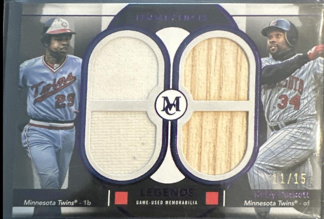 Kirby Puckett / Rod Carew [Amethyst] #DPQL-RAP
