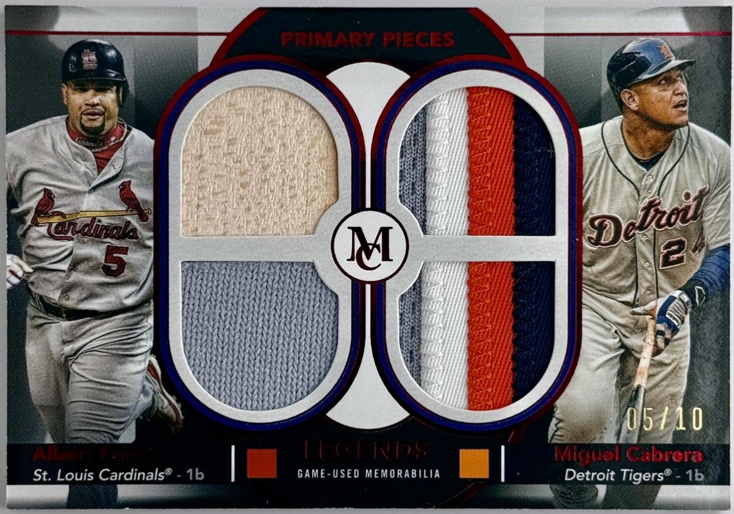 Miguel Cabrera / Albert Pujols [Ruby] #DPQL-PUC