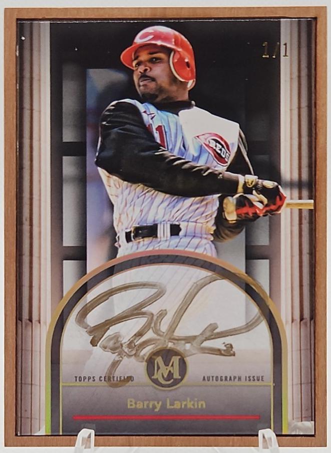 Barry Larkin [Wood] #FMA-BL
