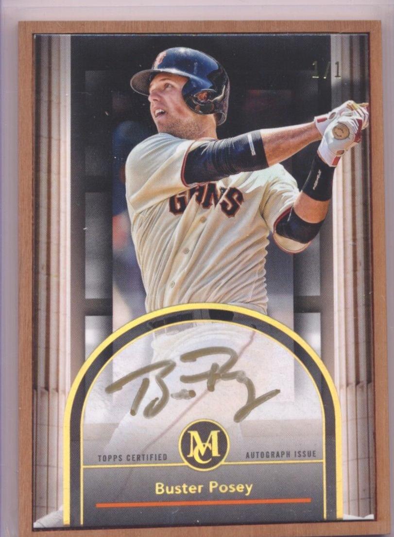 Buster Posey [Wood] #FMA-BP