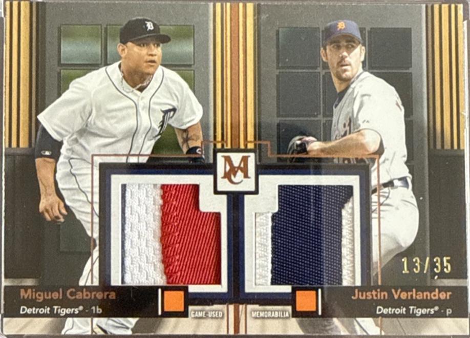 Miguel Cabrera / Justin Verlander [Copper] #DMMR-CAV