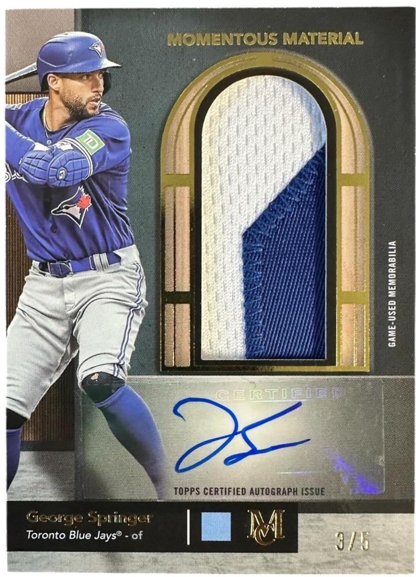 George Springer [Gold] #MMJPA-GS