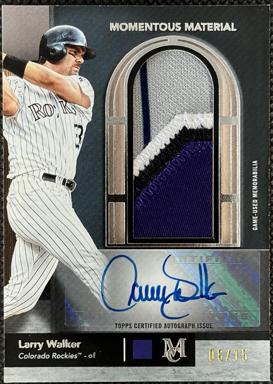 Larry Walker #MMJPA-LW