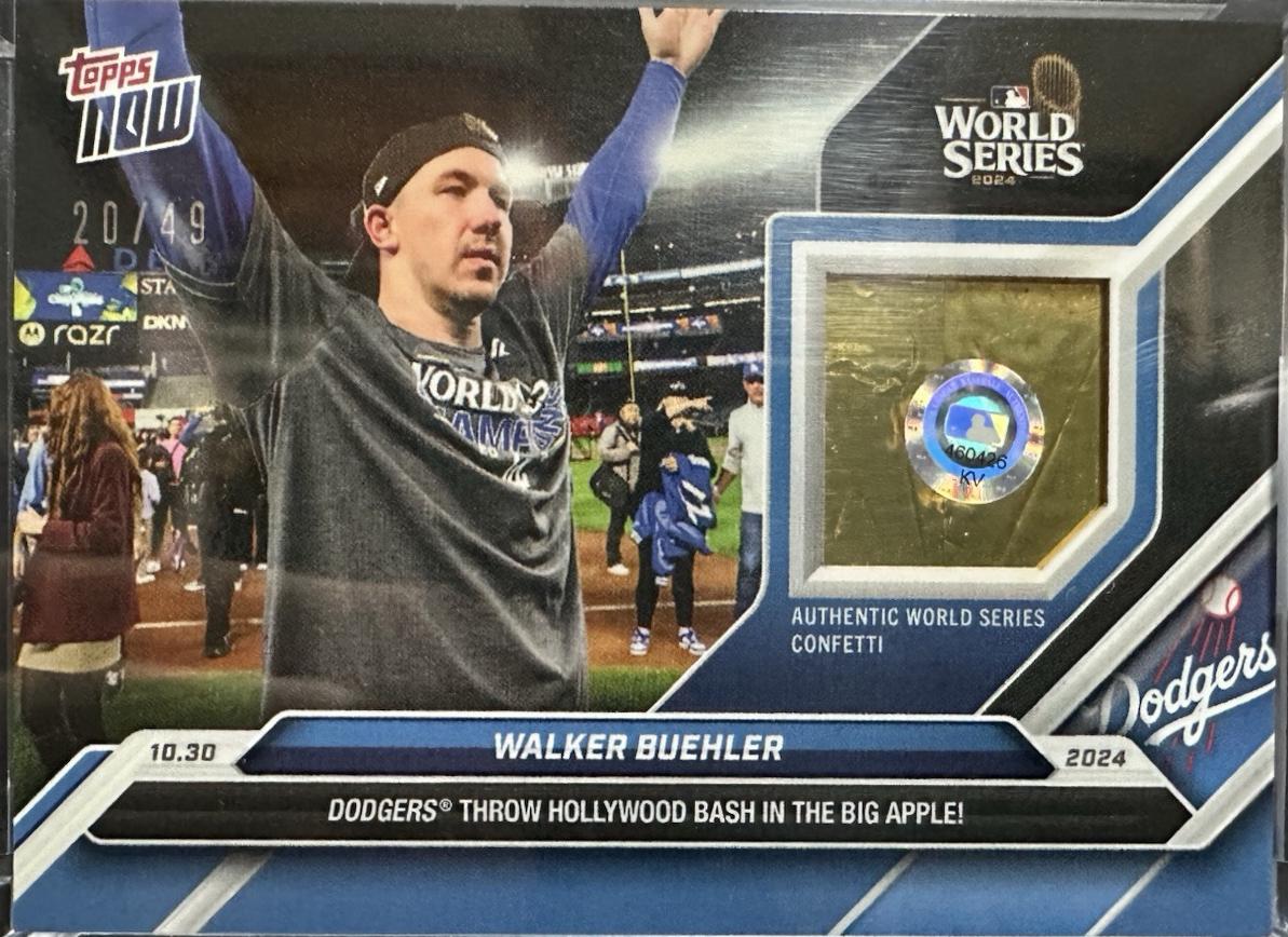 Walker Buehler [Gold] #WS-8
