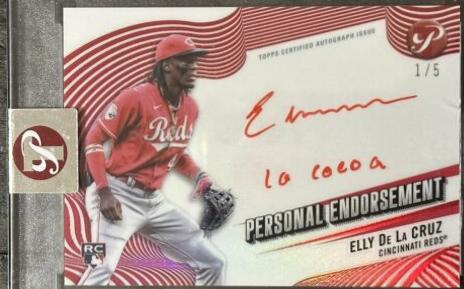 Elly De La Cruz [Red Refractor] #PEA-ED