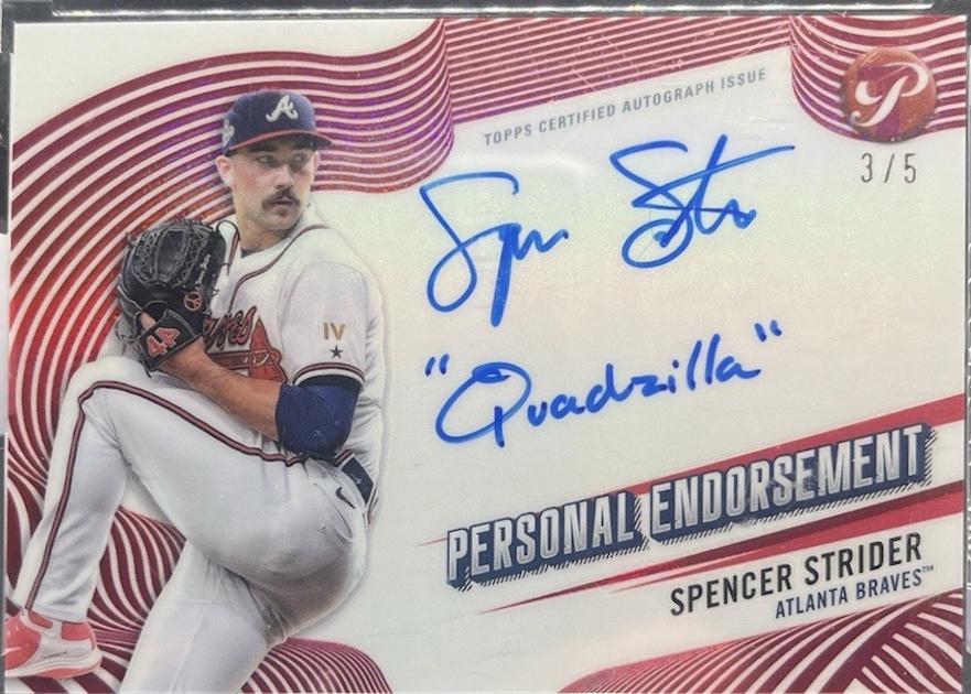 Spencer Strider [Red Refractor] #PEA-SS