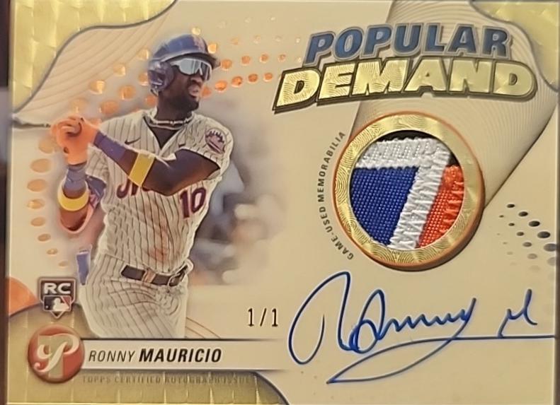 Ronny Mauricio [Superfractor] #DPAR-RM