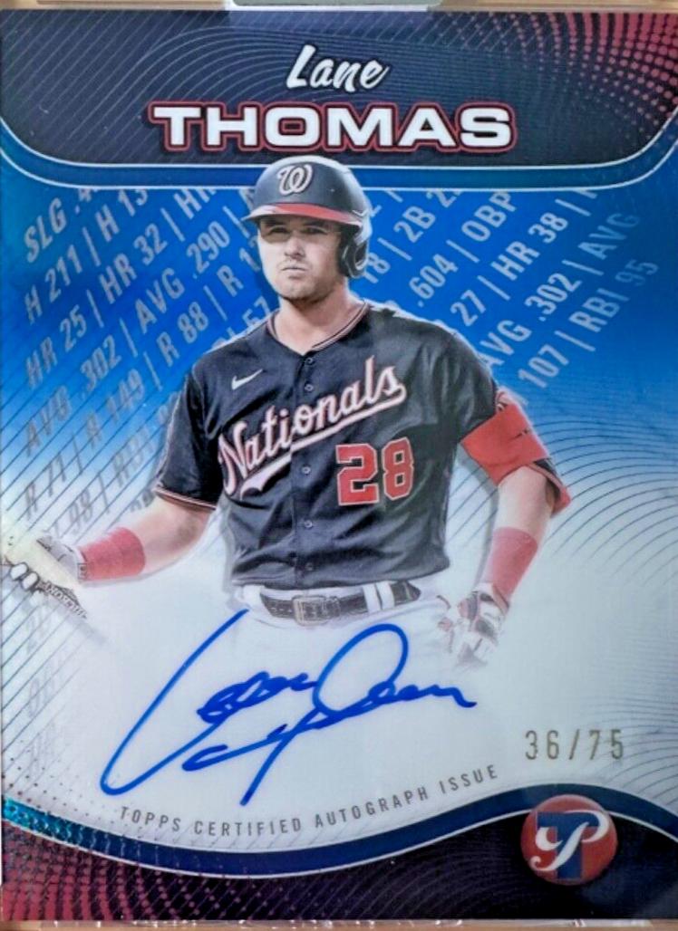 Lane Thomas [Blue Refractor] #PPA-LT