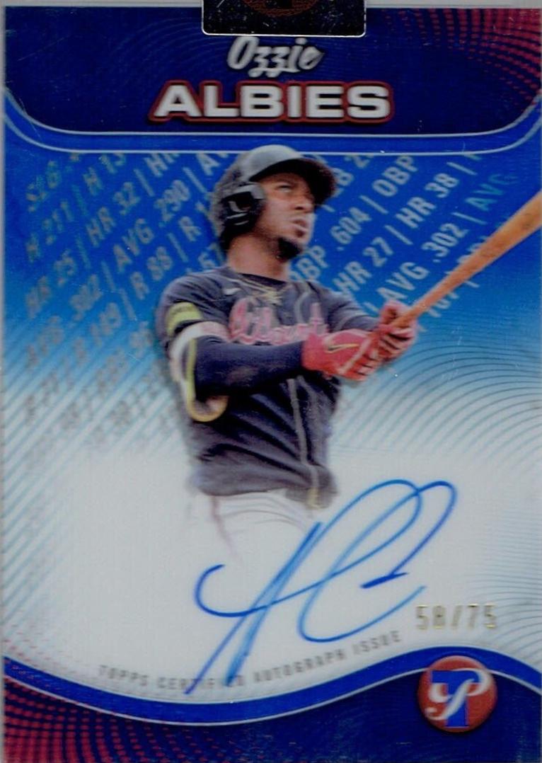 Ozzie Albies [Blue Refractor] #PPA-OA