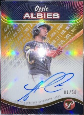 Ozzie Albies [Gold Refractor] #PPA-OA