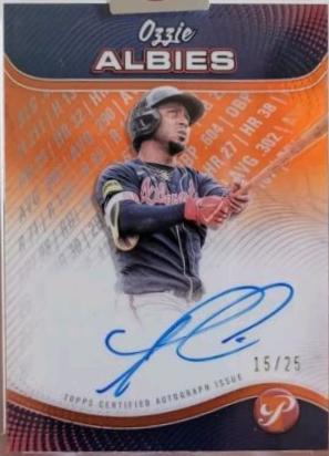 Ozzie Albies [Orange Refractor] #PPA-OA