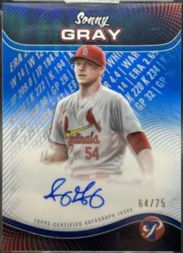 Sonny Gray [Blue Refractor] #PPA-SG